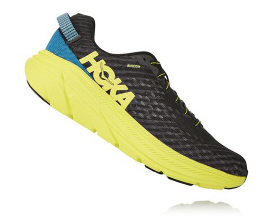 Tenis Hoka One One Hombre Negros/Verdes - Rincon - BFJY98624